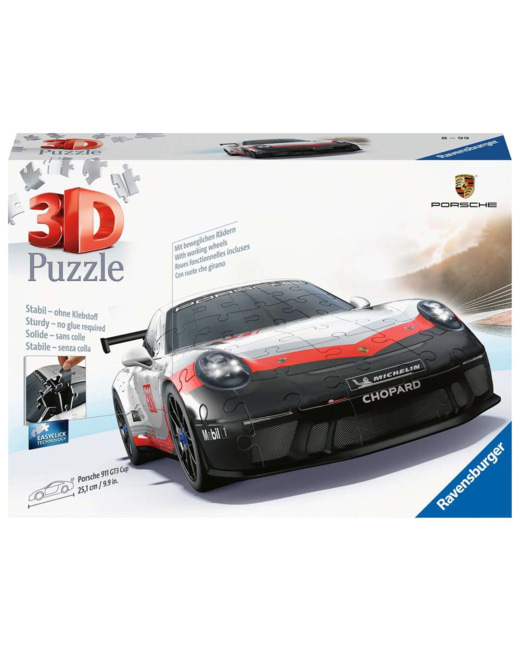 Puzzle Porsche 911 GT3 Cup - de 8 ans