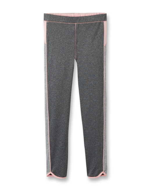 Leggings de sport gris fille