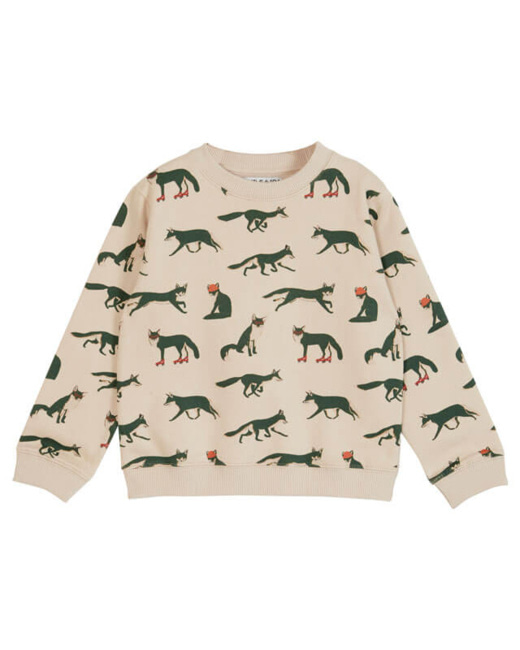 Sweat-shirt imprimé all-over Renard Plage