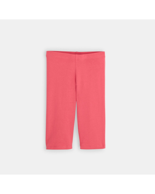 Legging cycliste rose fille