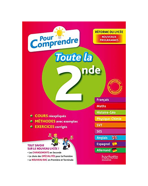 Pour Comprendre Toutes Les Matières 2nde