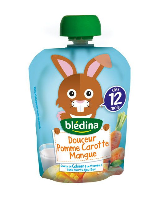 Gourde Lactée - Douceur Pomme Carotte Mangue