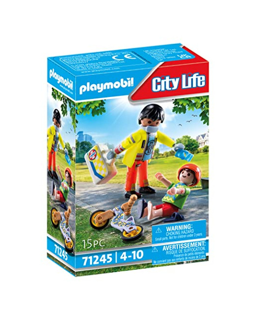 Playmobil City Life - Secouriste avec blessé