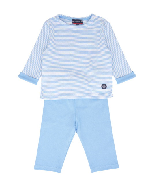 Ensemble pyjama Baby - coton - Lobélia/Milk