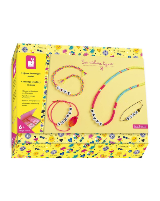 Coffret 4 bijoux à messages