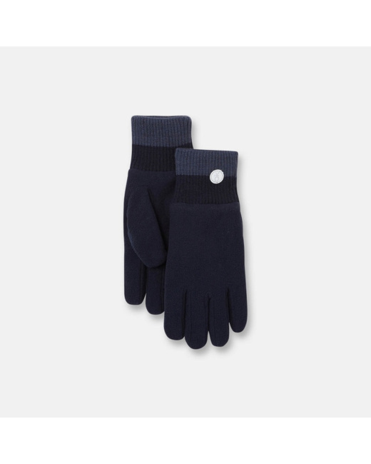 Gants doublés en polaire bleu garçon