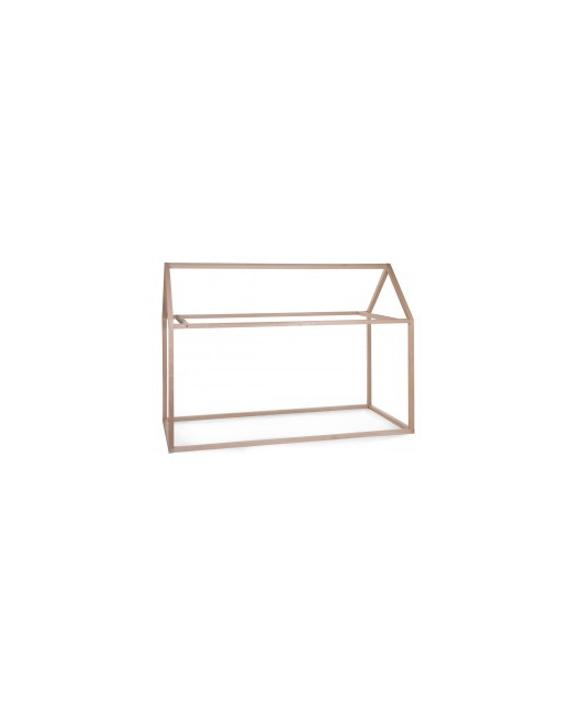 Structure de lit cabane Naturel