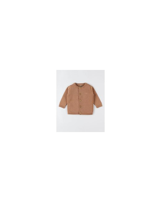 Cardigan en tricot bio fin