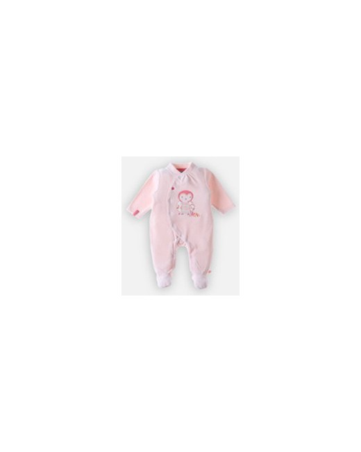Pyjama 1 pièce chouette en velours