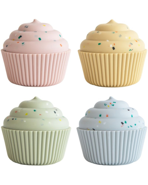 Lot de 4 jouets de bain Cupcake Mix and Max