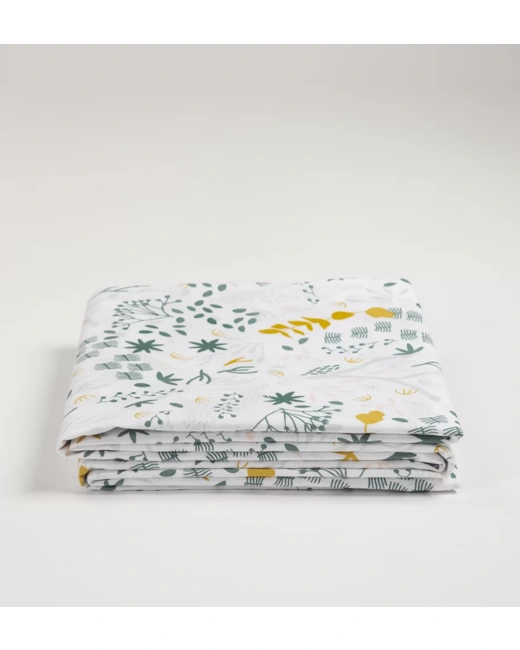 Drap plat 1 personne Coton Bio Yukari