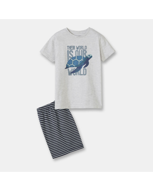Pyjashort Disneynature gris garçon
