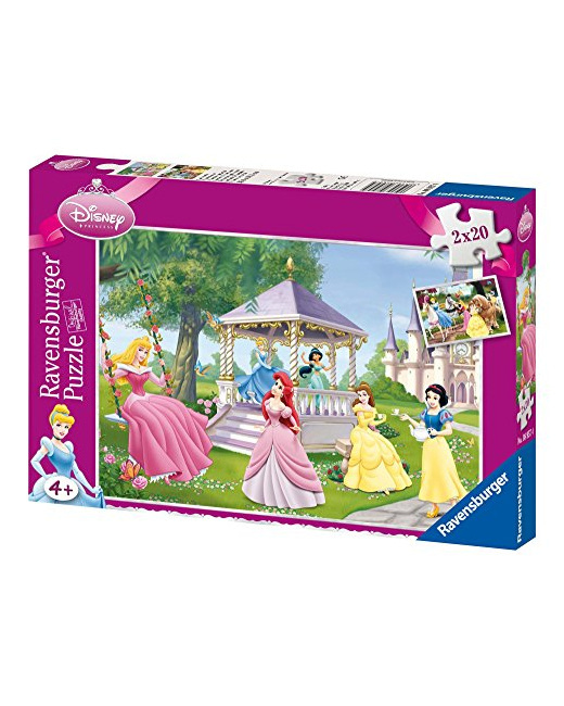 Puzzle - Princesses magiques - Disney - 2x20 pièces