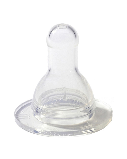 Lot de 2 tétines silicone débit variable 6-18m