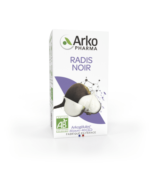Boite de 40 gélules radis noir bio Arkogelules