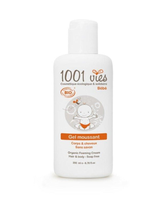 Gel moussant Bio Bébé Corps et Cheveux 200 ml