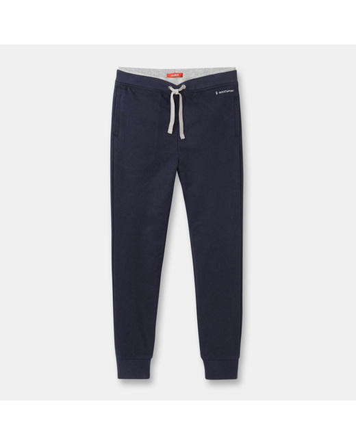 Jogging en molleton bleu fille