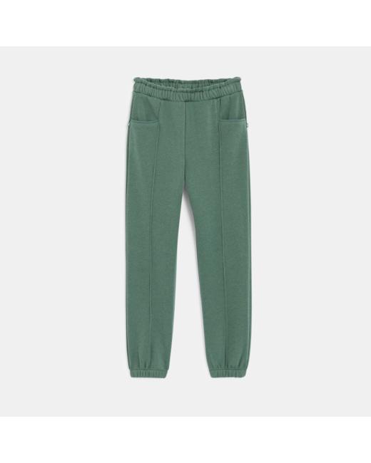 Pantalon de jogging urbain vert fille