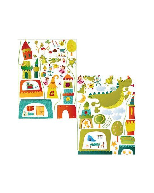 Stickers - Autocollants Walter le Dragon