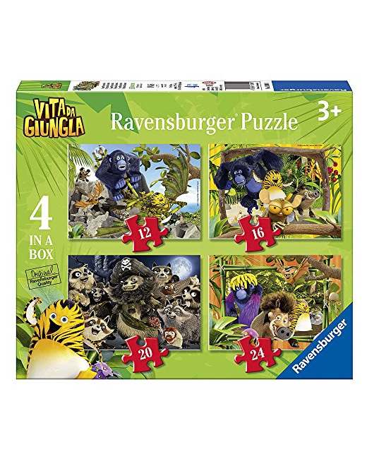 Puzzle - Le panda de la jungle  - 12, 16, 20 et 24 pièces