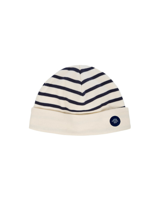 Bonnet "Morgan" Kids - Coton Épais - Nature/Navire