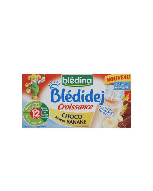 Blédidej Croissance Choco saveur banane dès 12 mois