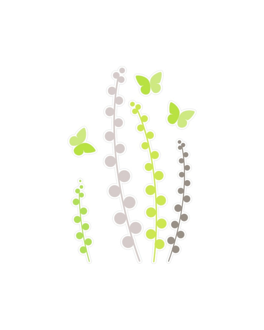 Stickers muraux les papillons
