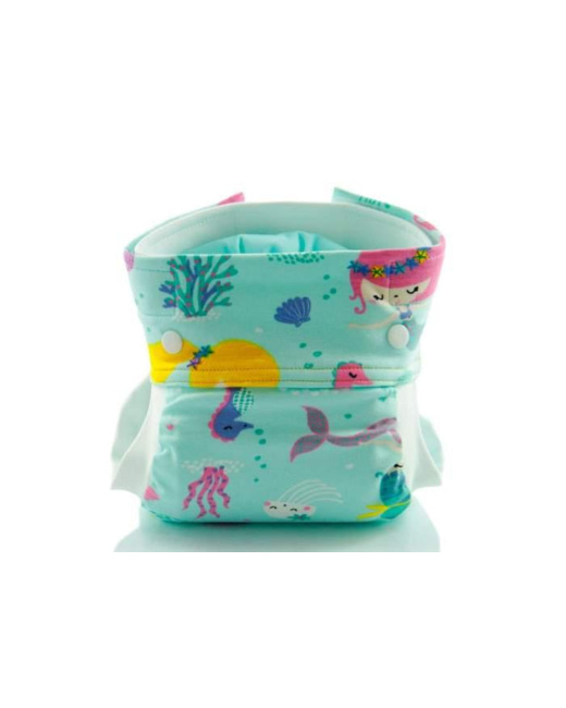 Couche lavable hybride
