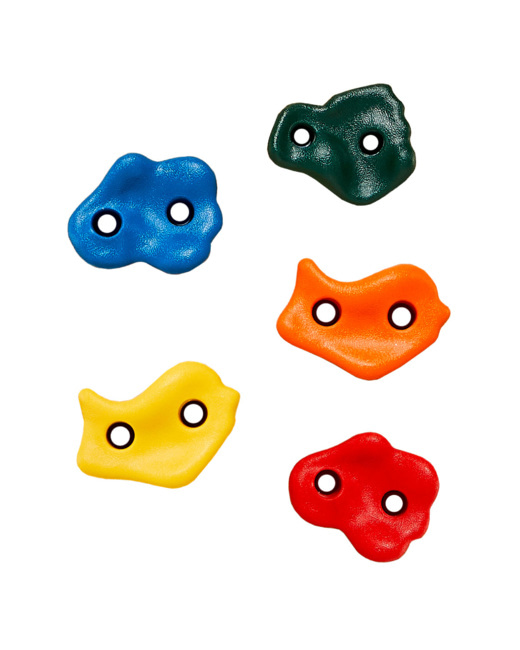 Set de 5 pierres à grimper d'escalade pour structures de jeux
