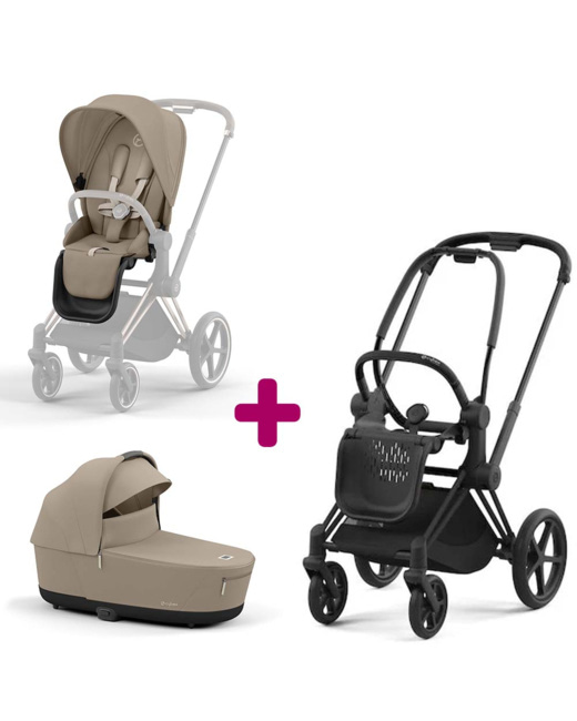 Poussette Priam + Siege Priam Cozy + Nacelle Luxe Cozy