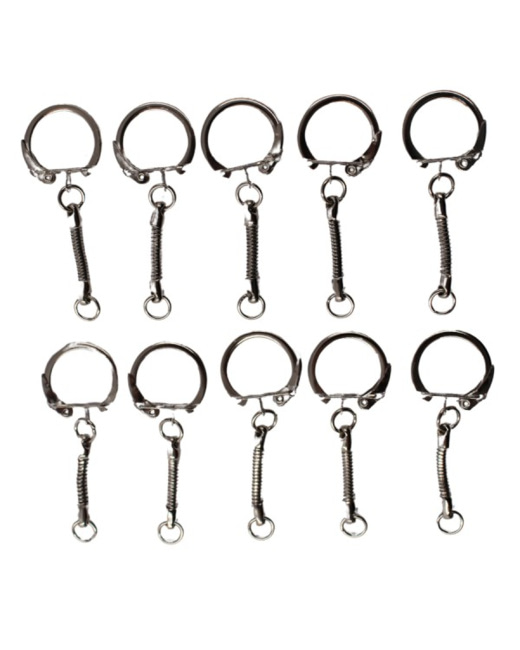 Porte Clef Avec Anneau À Clip Et Chainette
