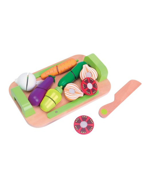 Coffret légumes en bois