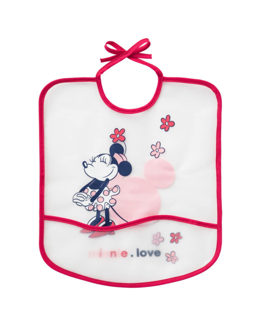 Bavoir imperméable Minnie Confettis