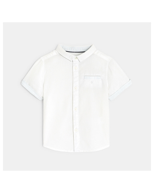 Chemise maille fantaisie finitions rayées