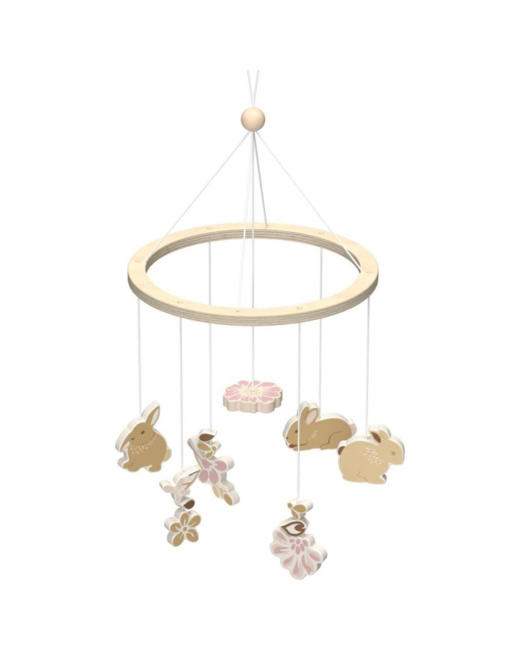 Mobile pour lit bébé en bois Augusta