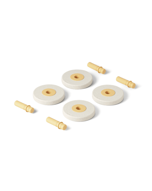 Foam Wheels and Pegs