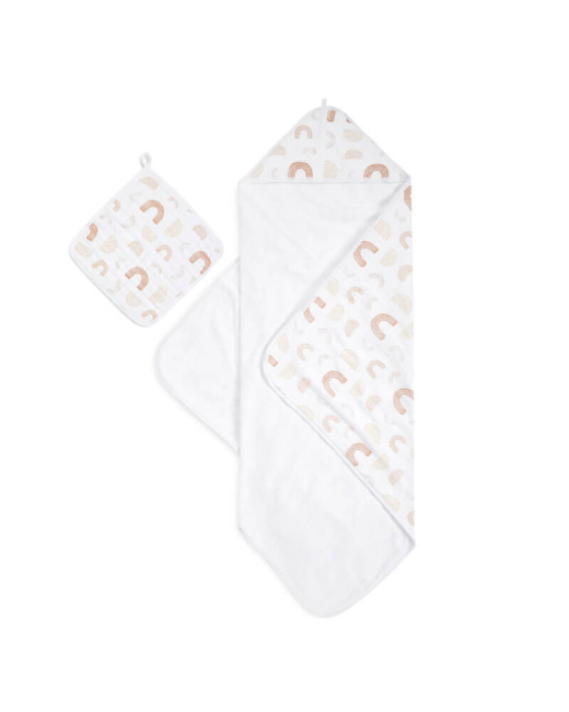 Set Cape de bain + Débarbouillettes - Keep rising