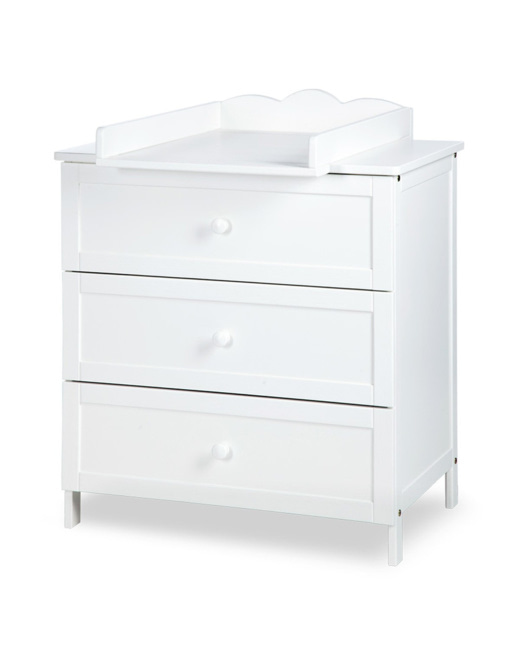 Commode à langer 3 tiroirs plan à langer amovible RADEK III