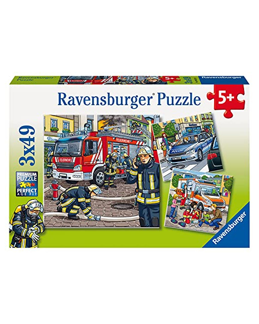 Puzzle - Aides d'urgence - 3x49 pièces