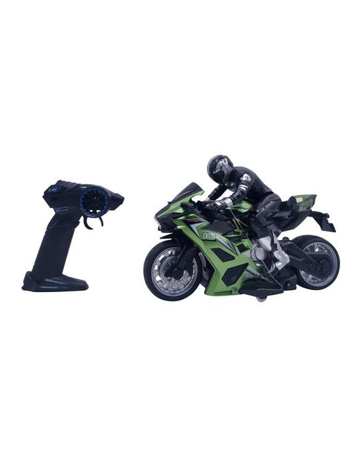 Moto avec conducteur radiocommandée 1:10