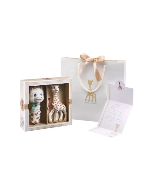 Coffret Sophiesticated - Sophie la girafe + hochet pouet