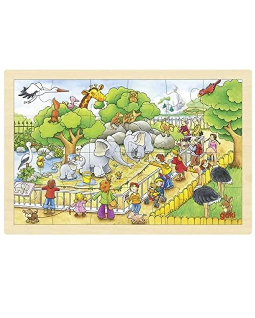 Puzzle Une journée au zoo