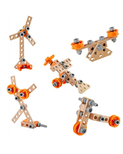 Jeu de construction en bois Kit de demarrage