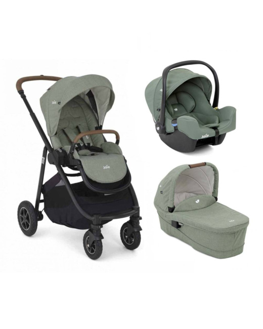 Poussette trio versatrax + siège auto i-snug 2 + nacelle ramble xl 