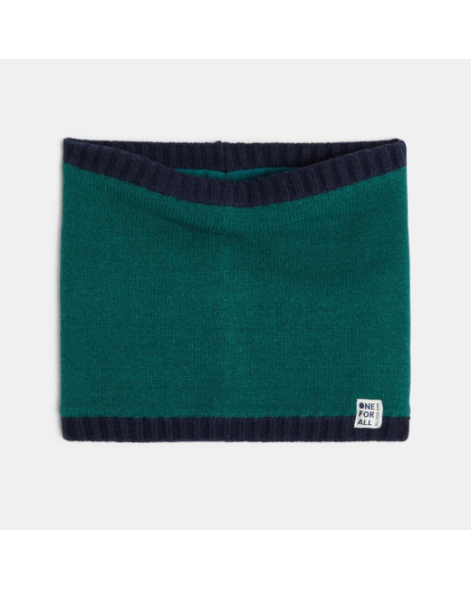 Snood en tricot mixte vert