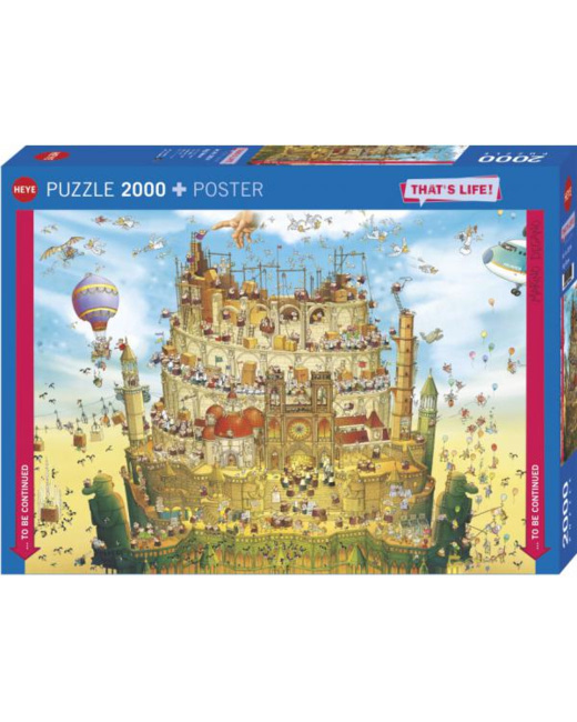 Puzzle 2000 pièces thats life high above