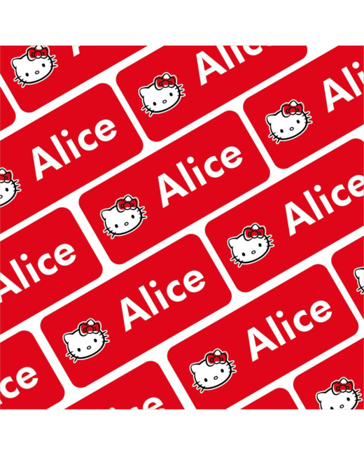 56 étiquettes Hello Kitty