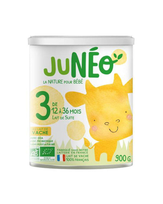 Lait de suite 3 au lait de vache Bio