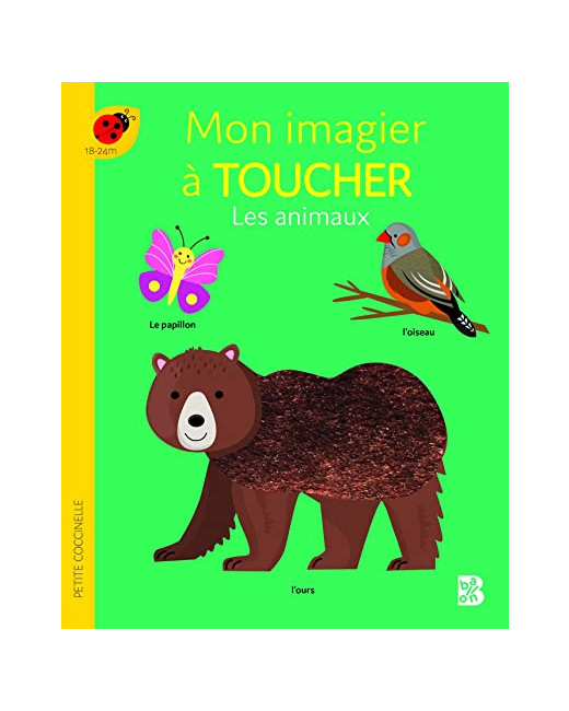 Mon imagier à toucher : Les animaux