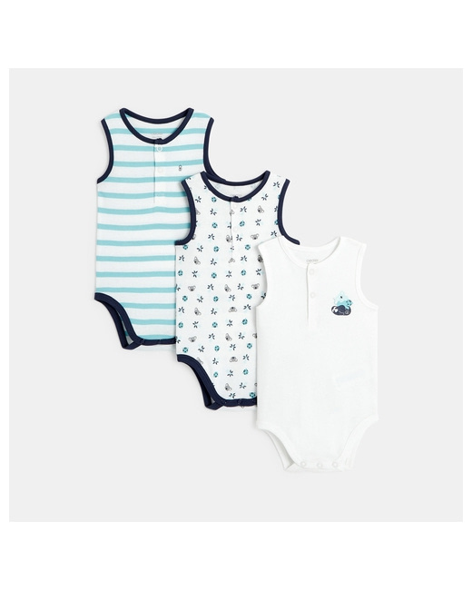 Body sans manches animaux (lot de 3)